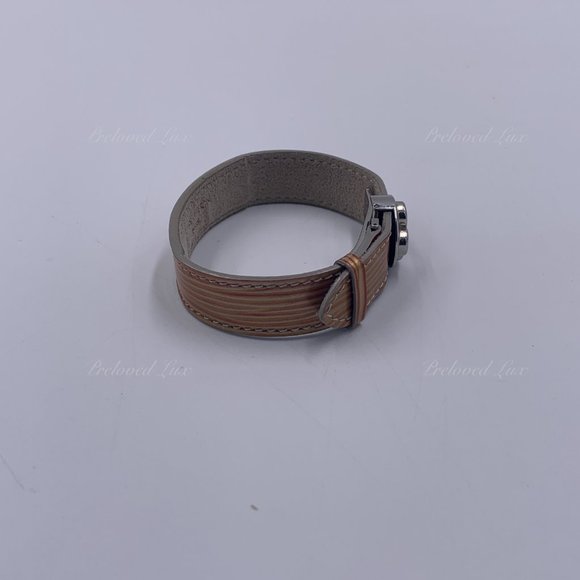 Authentic Louis Vuitton Brown Leather Bracelet - Picture 4 of 10